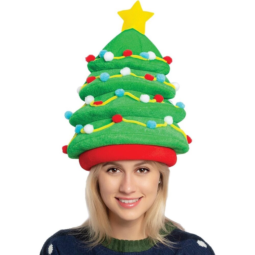 Christmas Hat for Women Men, Funny for Cute and Festive Party Dress Up Celebrati